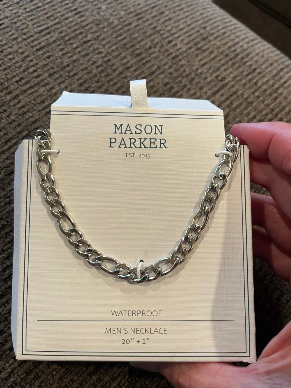 Mason Parker Waterproof Men's Chain Necklace